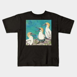 A Gaggle of Gannets Kids T-Shirt